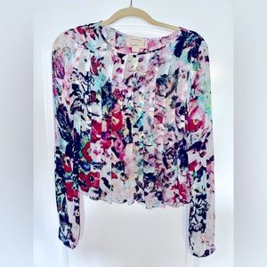 Nicole Miller Floral Blouse
